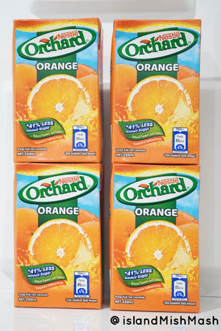Nestle Orchard Orange Juice - 250 ml- 4 PACK