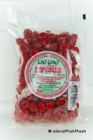 Lat Chiu Preserved Red Sour Cherries ( Mild) - 12.3 oz
