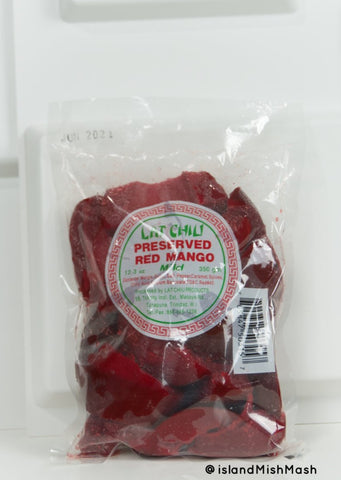 Lat Chiu Preserved Red Mango  (Mild) - 12.3 oz