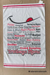 Trinidad Tea Towel LG - 18" x 28" - "TRINBAGO MENU"