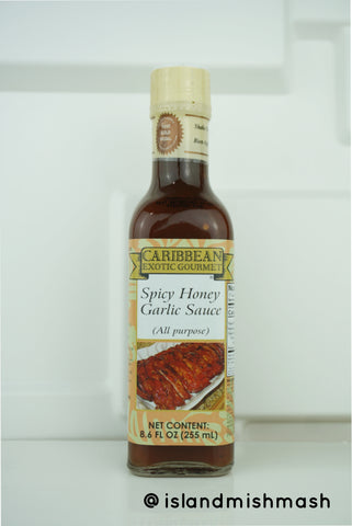 Caribbean Exotic Gourmet Spicy Honey Garlic Sauce - 8.6 oz